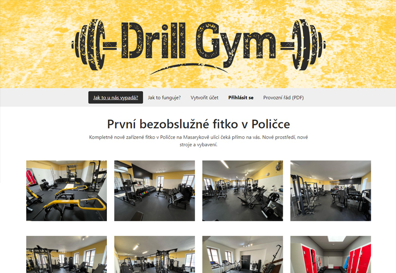 Drill Gym Polička - ilustrační obrázek